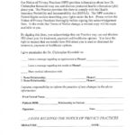 HIPAA Acknowledgement Form