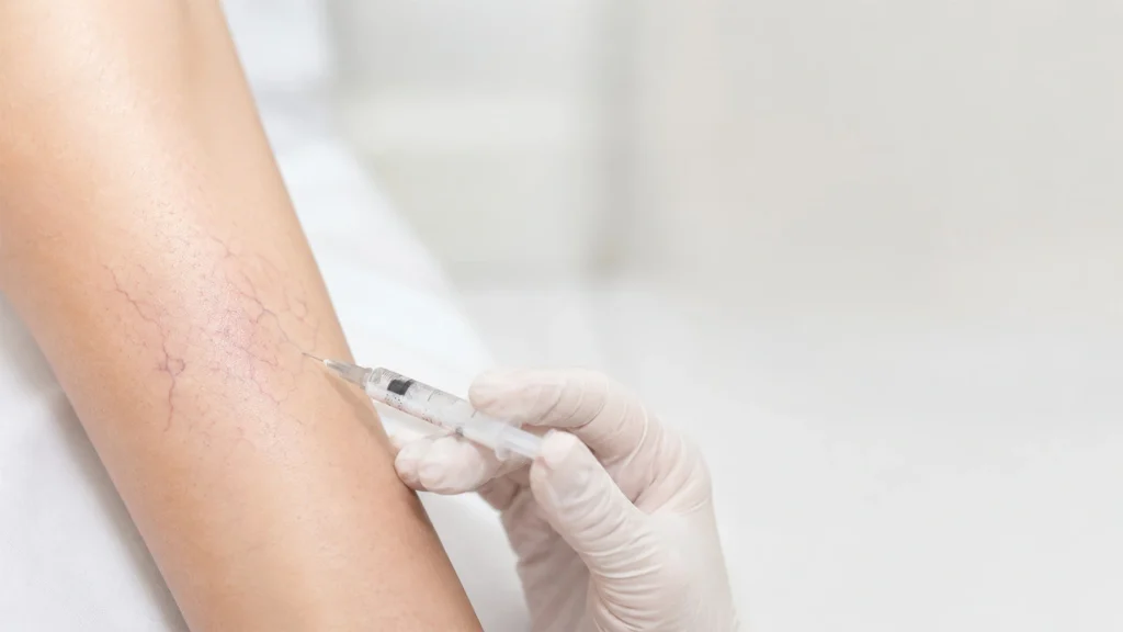 Sclerotherapy for Selected Hand Veins